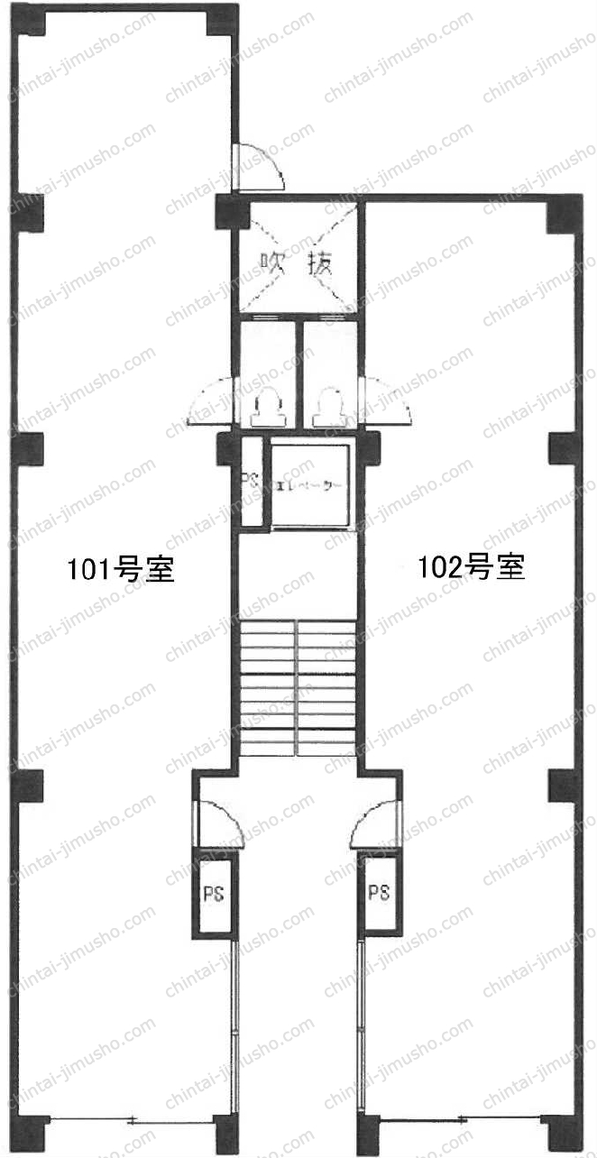中野新橋ペガサスビルの間取図