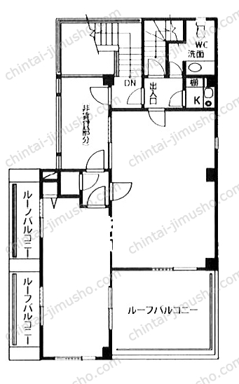 イシイビルの間取図