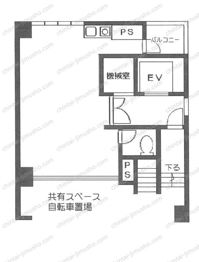 浅香ビルの間取図
