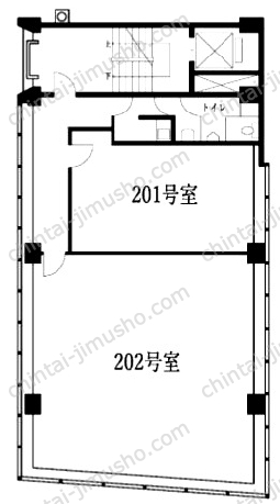 モリタビル御徒町の間取図