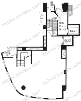 South Tower／サウスタワーの間取図