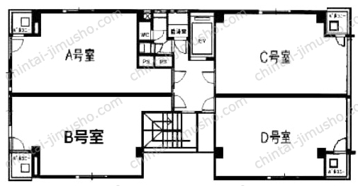 サニービルの間取図