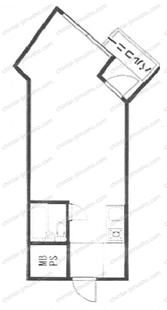 青山アルコーブの間取図