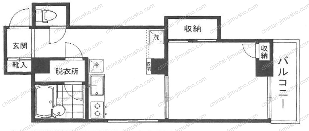 波田野ビルの間取図