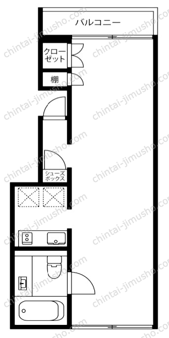 BUENA CASA AOBADAIの間取図
