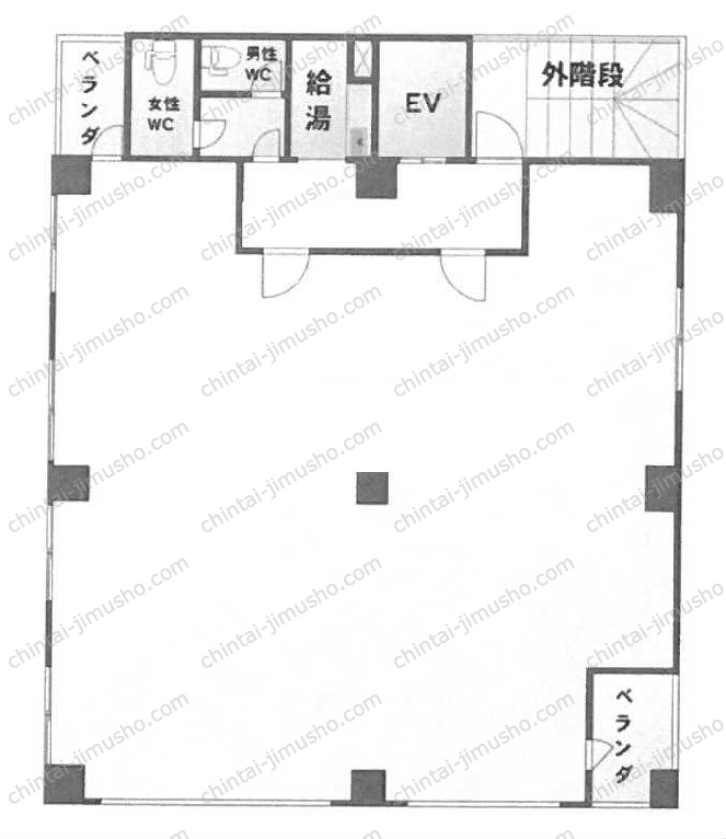 巴ビルの間取図