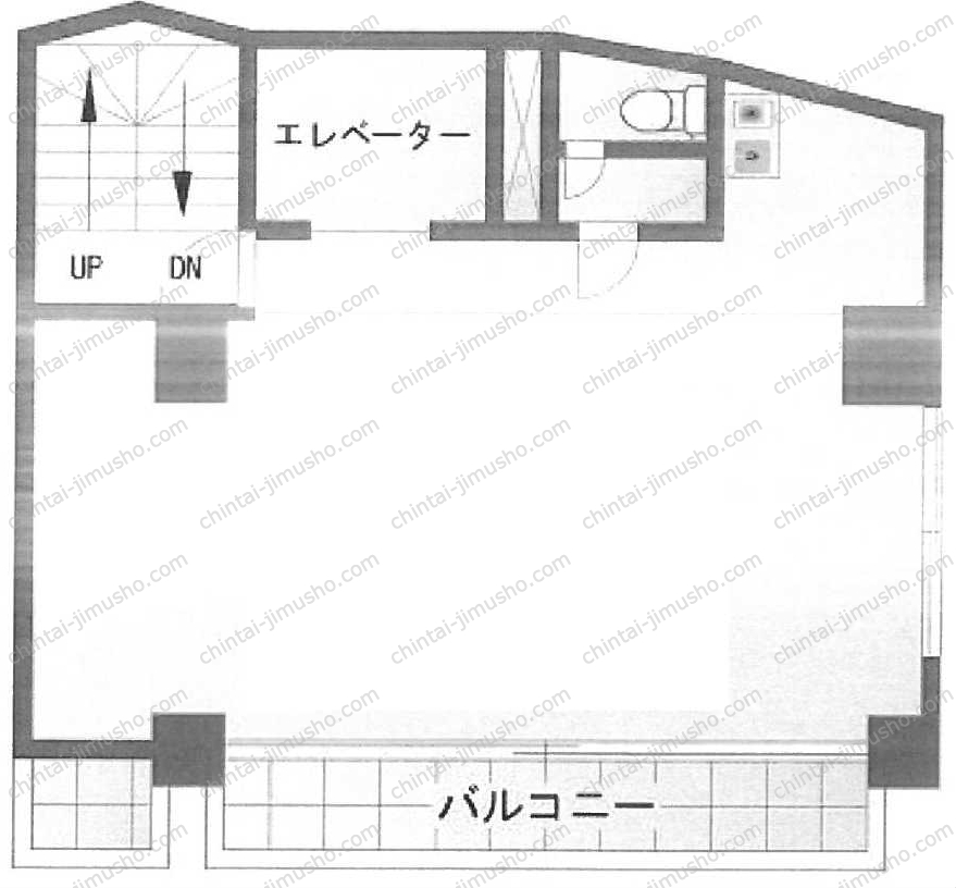 Glanffice茅場町の間取図