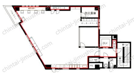 リードシー目黒不動前ビル／MID POINT目黒不動前の間取図