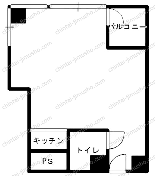 芝虎八ビルの間取図