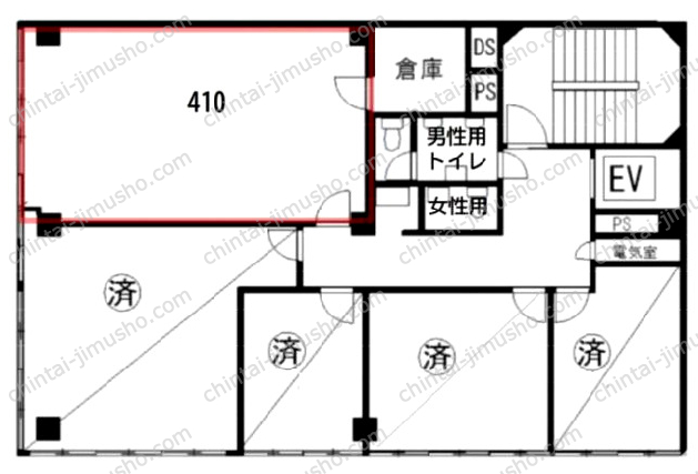 M・Oビルの間取図