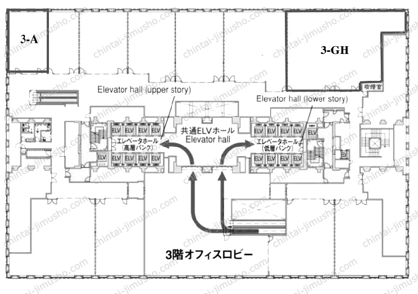 みなとみらいセンタービルの間取図