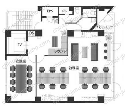 BizSQUARE GINZAの間取図