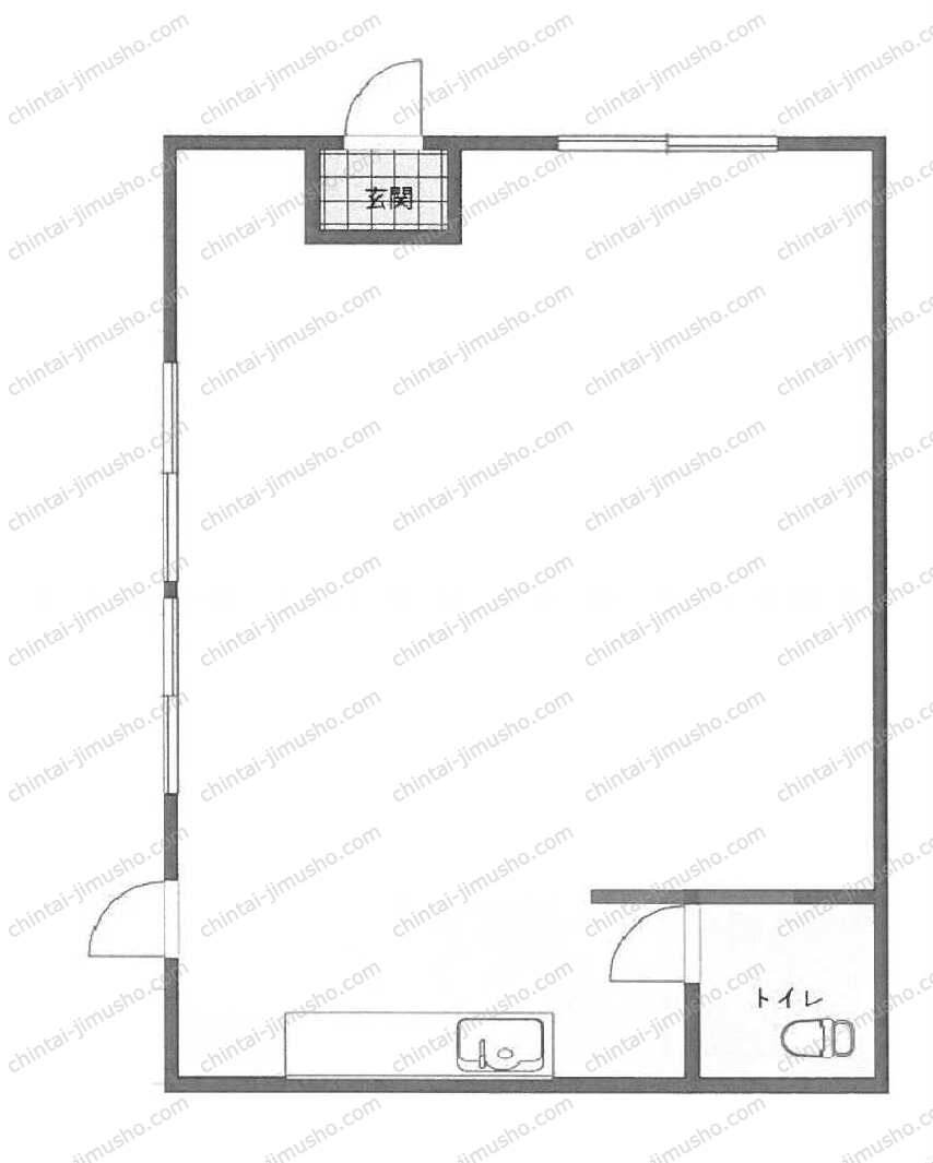 萩中マンションの間取図
