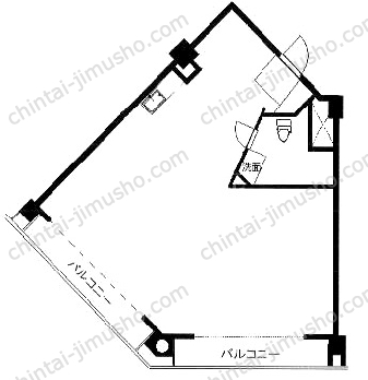 代々木エアハイツの間取図