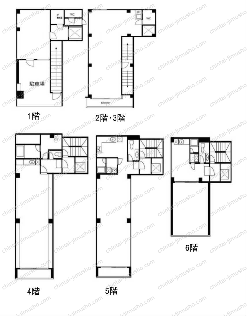 宮川ビルの間取図