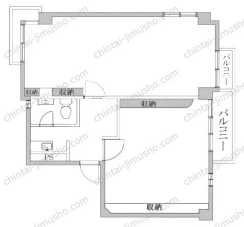平河ハイツの間取図
