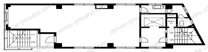 東池袋ビルの間取図