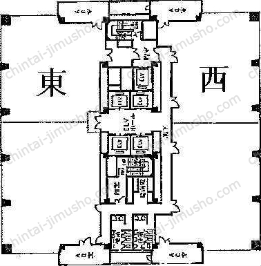 ピアシティ芝浦ビルの間取図