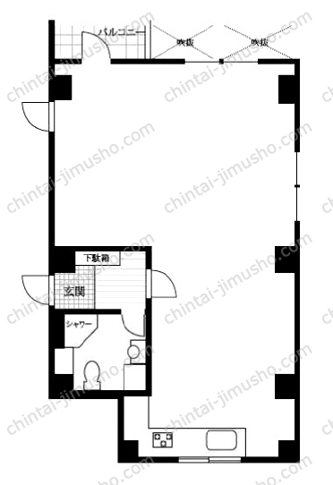 Frame西麻布の間取図