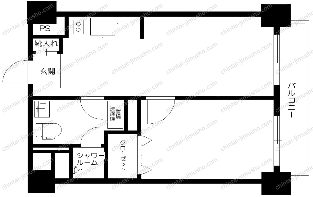 チサンマンション原宿の間取図