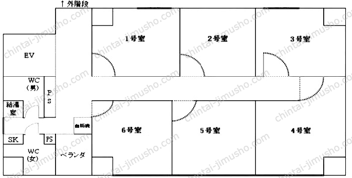 オフィスニューガイア浜松町No.16の間取図