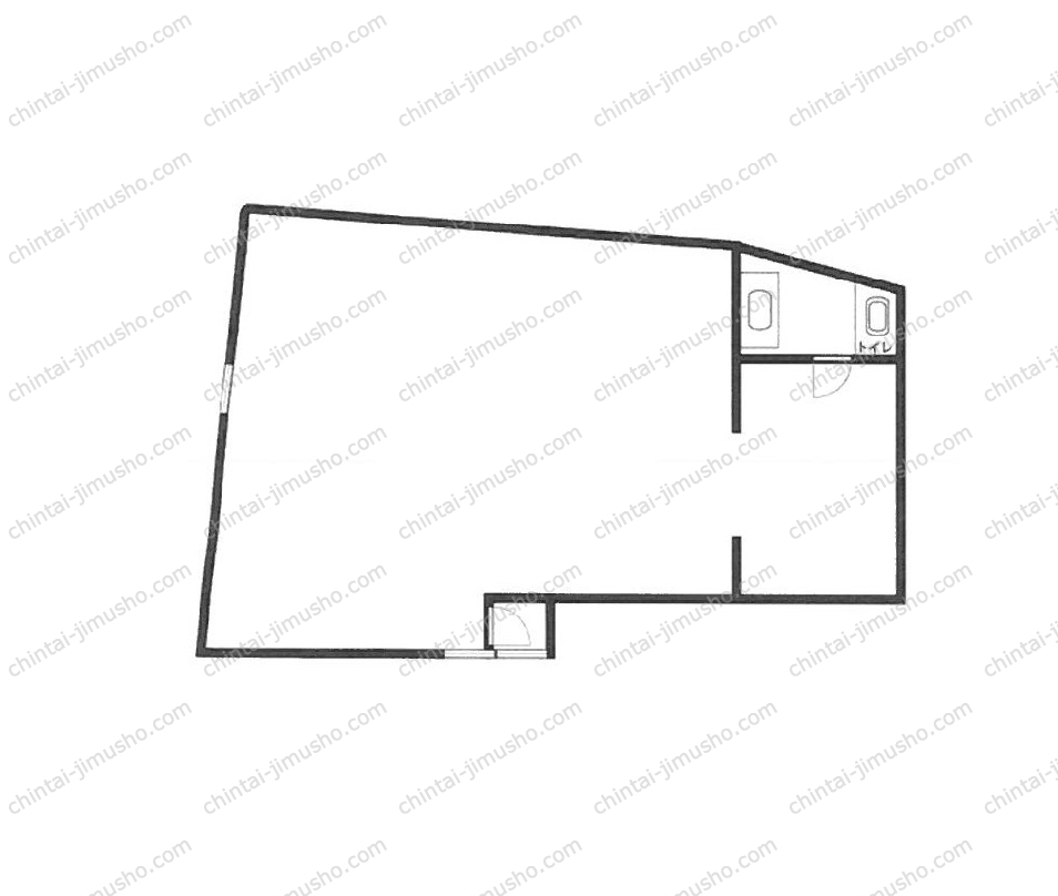 多摩川3丁目貸倉庫作業場の間取図