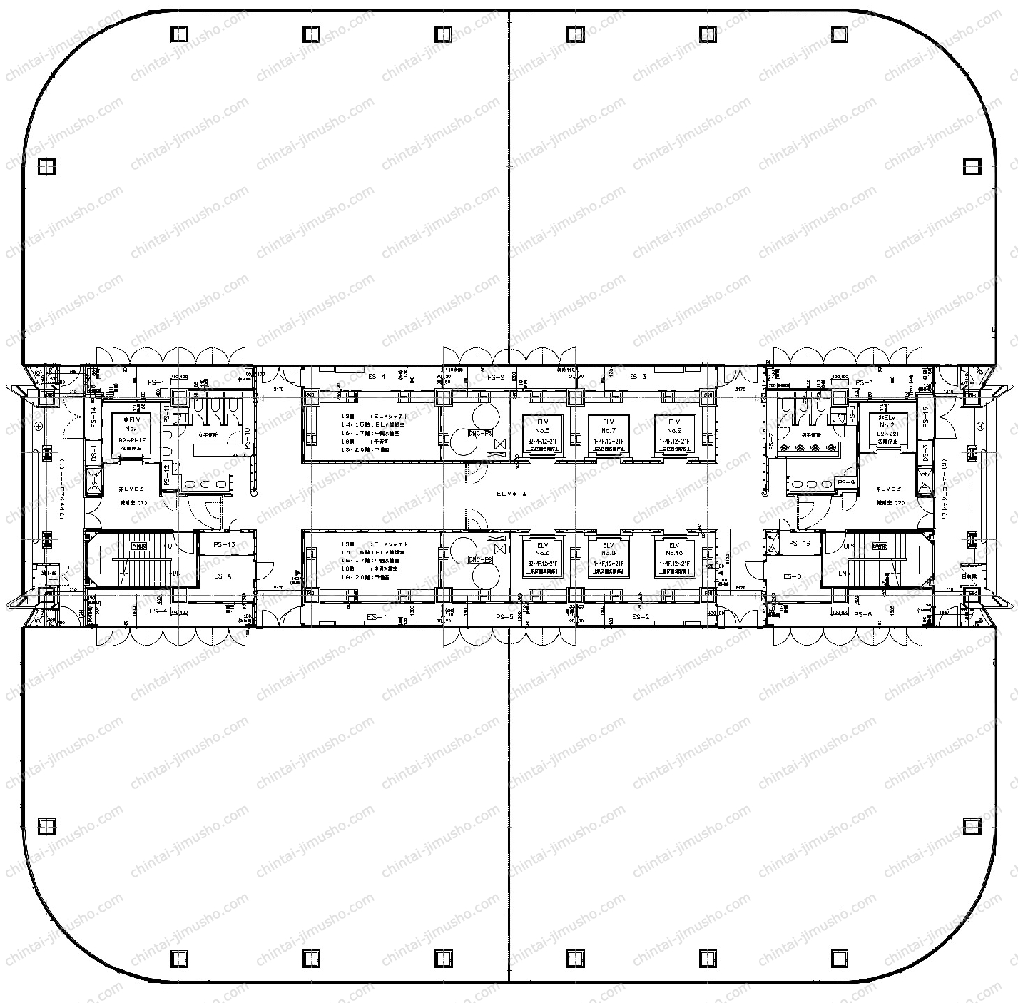 台場フロンティアビル／Innovation Hub DAIBAの間取図