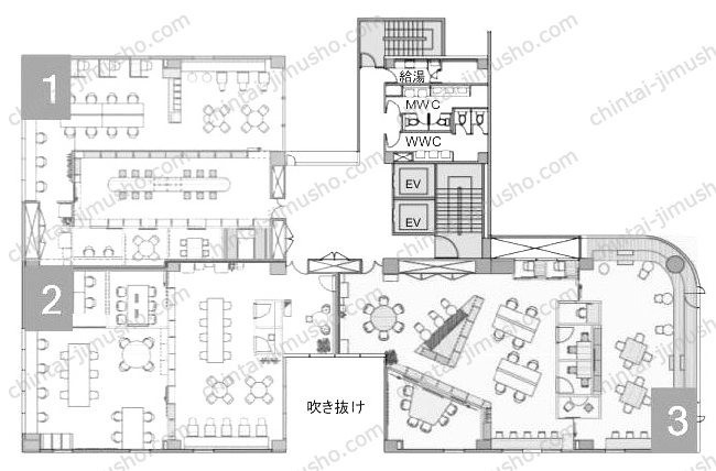 KDX飯田橋ビルの間取図