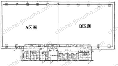 リバーサイド品川港南ビルの間取図