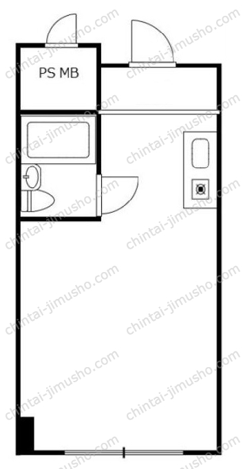 朝日九段マンションの間取図