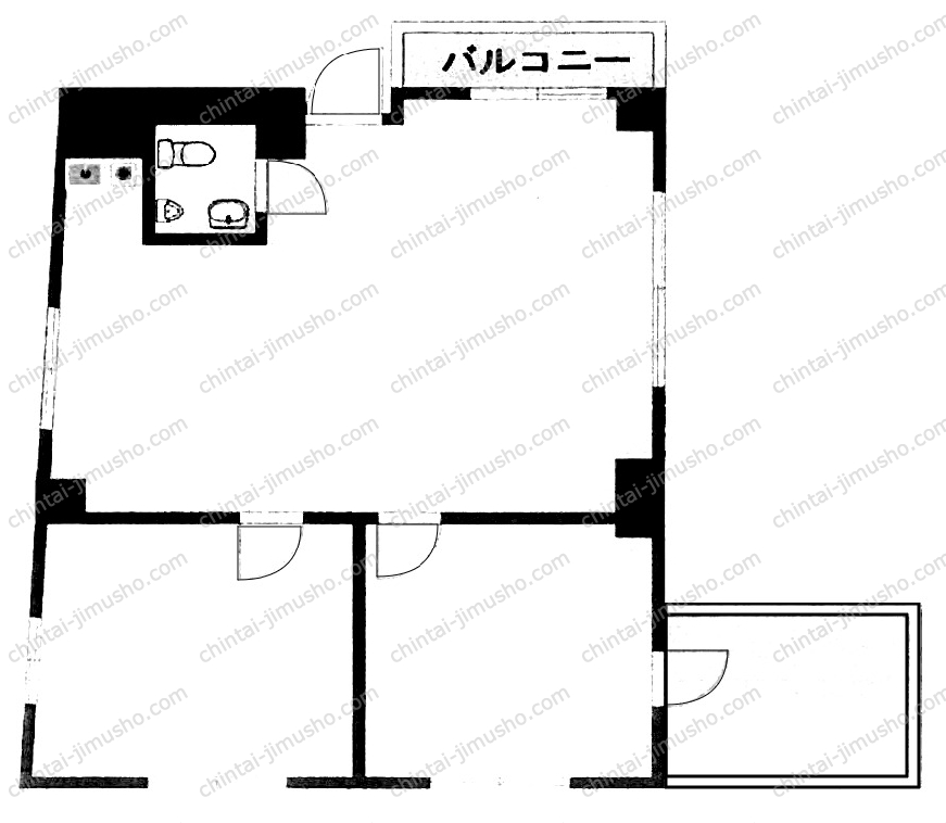ハイブリッジ立川の間取図