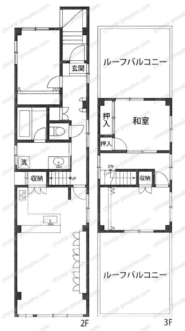 上目黒4丁目ルーフガーデンの間取図
