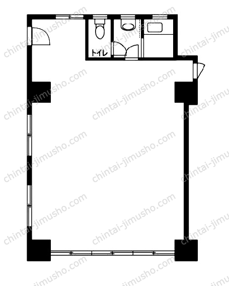 須磨マンションの間取図