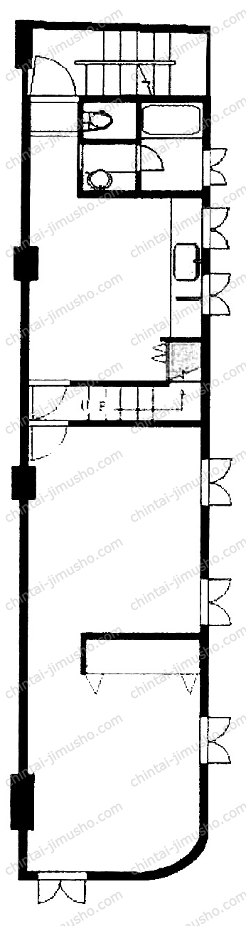 高円寺名店ビルの間取図