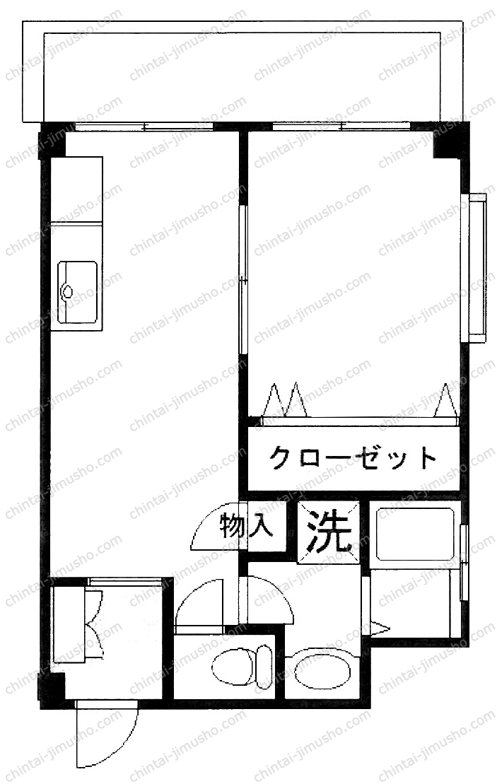 東山マンションの間取図