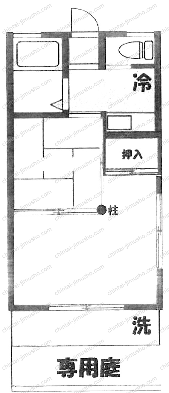鎌倉スカイマンションの間取図