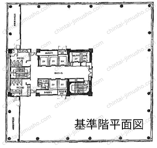 浜松町スクエアの間取図