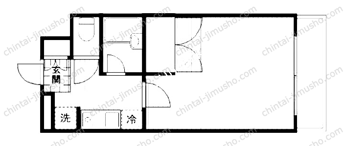 アザレア安藤の間取図