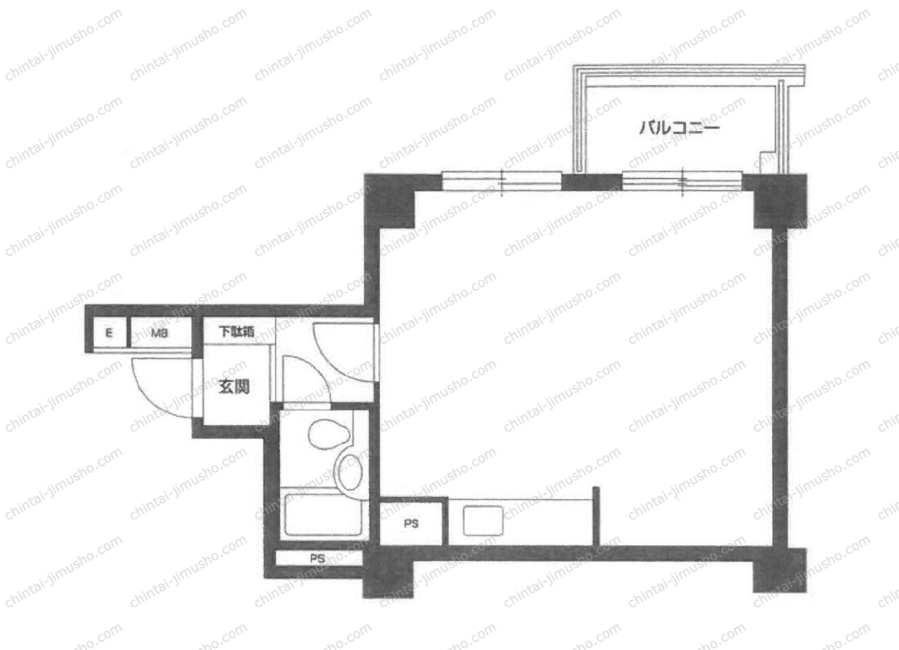 明石町ツインクロスの間取図