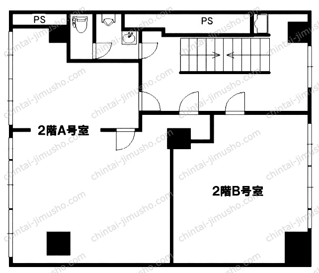 城辺橋ビル別館の間取図