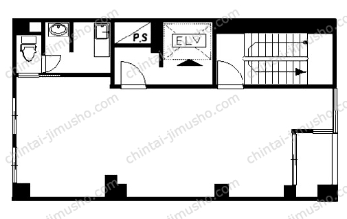 新宿御苑M2ビルの間取図