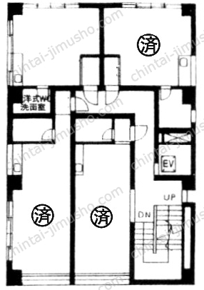 第2鈴勘ビルの間取図