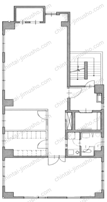 建材ビルの間取図
