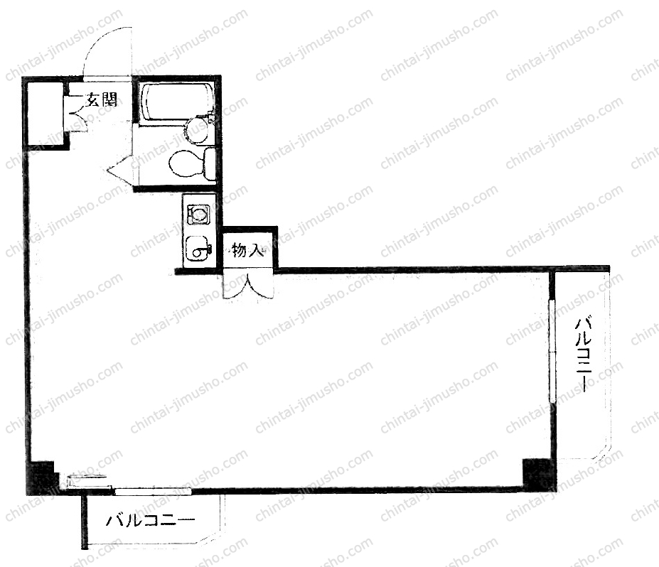 池袋セントラルの間取図