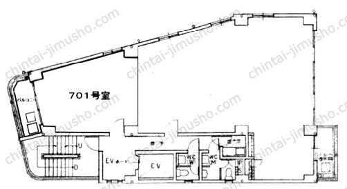 岡埜ビルの間取図