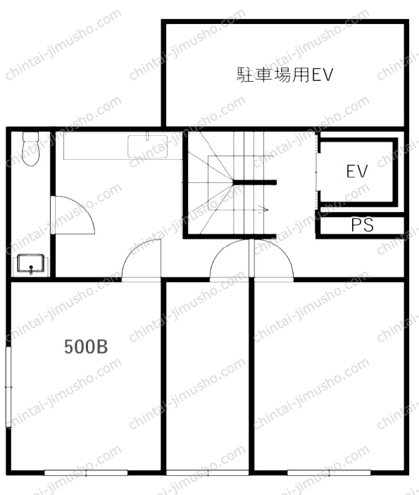 リュウデンパークビルの間取図