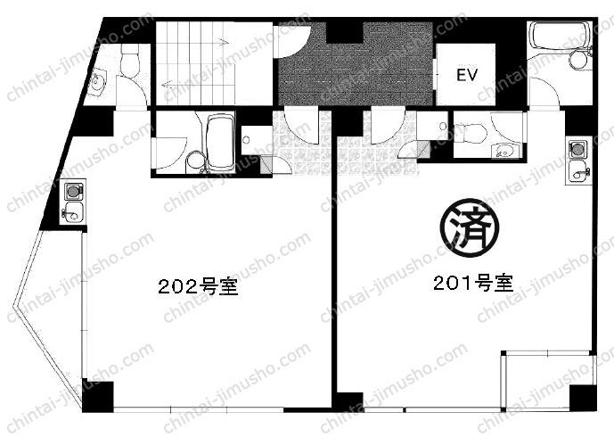 石川ビルの間取図