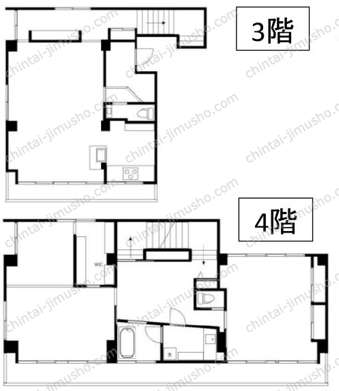 矢ノ倉ハイツの間取図
