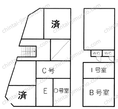 ハセガワビルの間取図