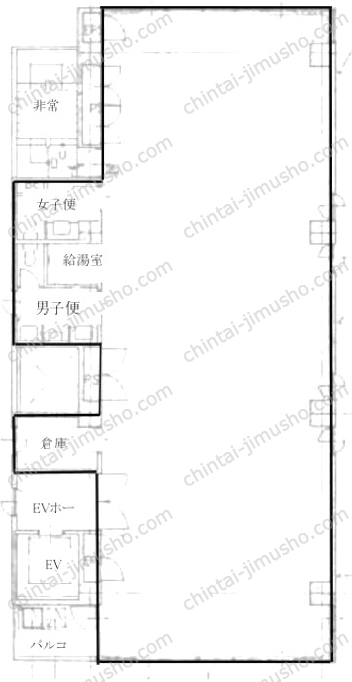 芝浦新本ビルの間取図